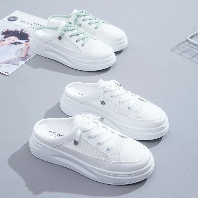 *Summer New Baotou Mesh Breath - Embroidery White recensione e prezzo