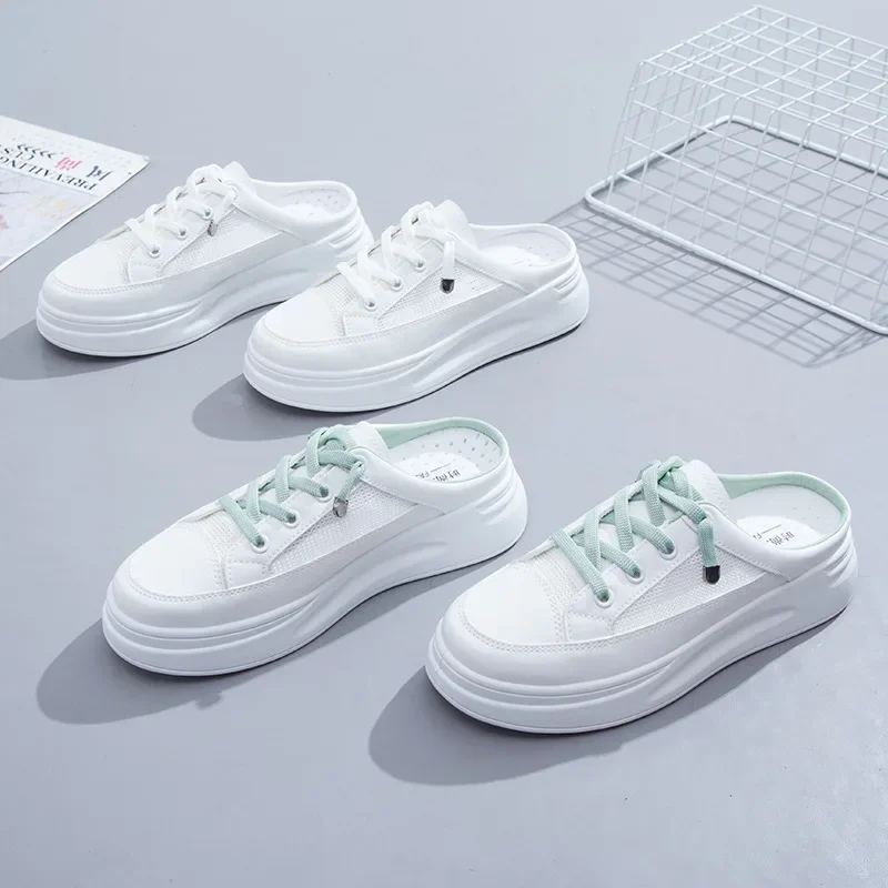 *Summer New Baotou Mesh Breath - Embroidery White recensione e prezzo