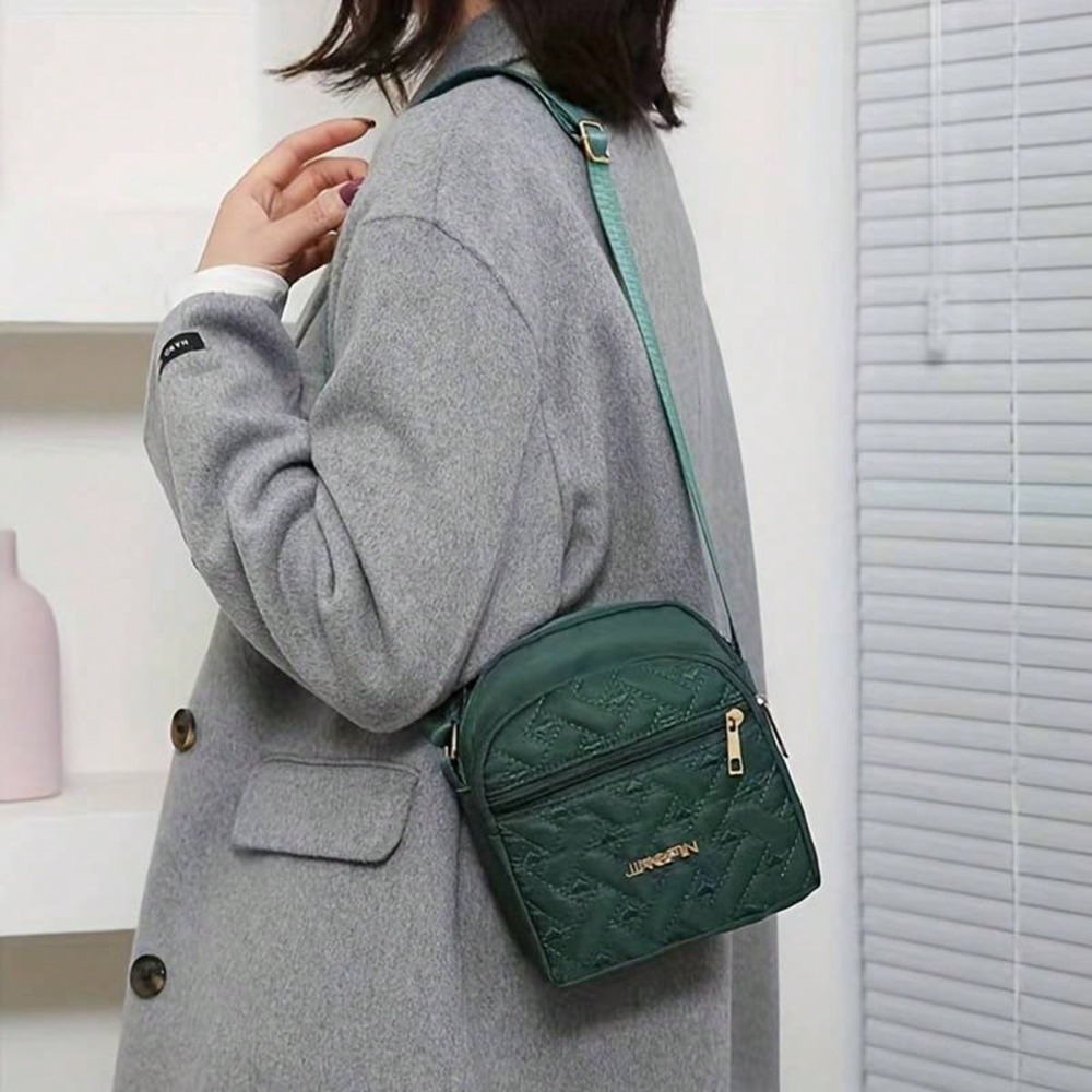 1. Fashionable Rhombus Pattern - Embroidery Wallet recensione e prezzo