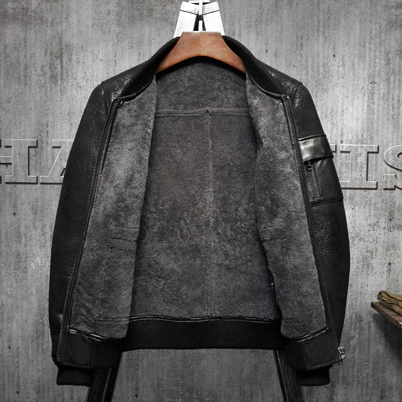 Denny&Dora Men's Shearling Coa - Embroidery Australia recensione e prezzo