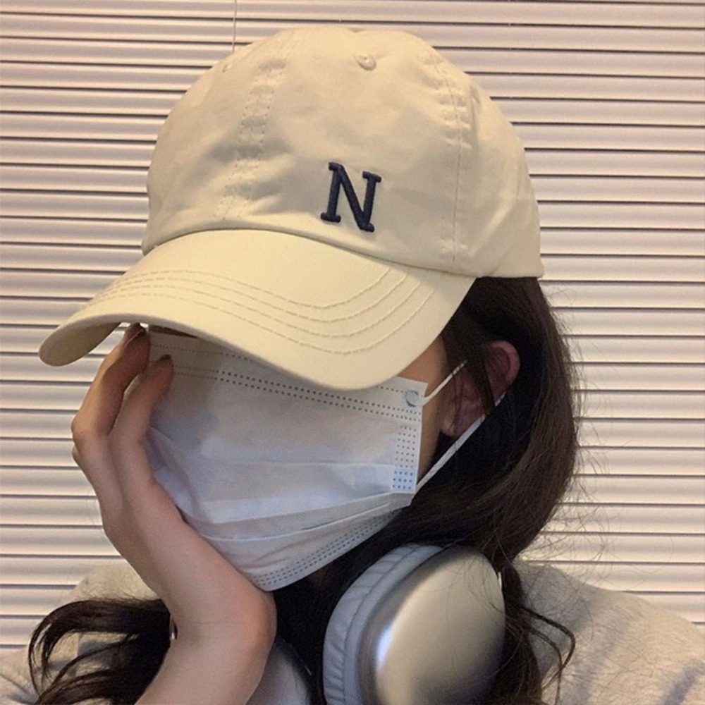 Casual N Letter Embroidery Bas - Embroidery Letter N recensione e prezzo