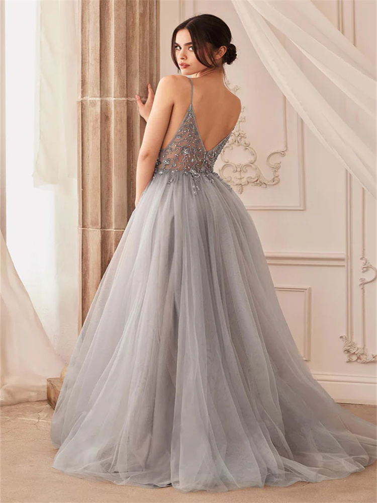 A-line Embroidered Tulle Dress - Embroidery Online Design recensione e prezzo