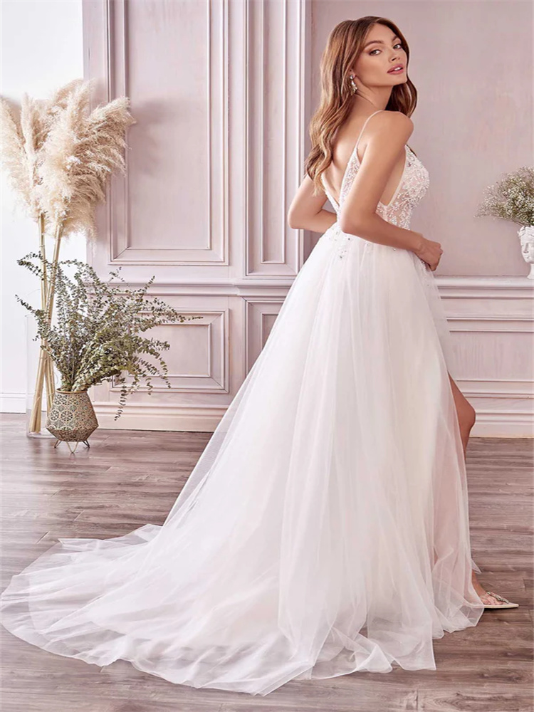 A-line Embroidered Tulle Dress - Embroidery Online Design recensione e prezzo