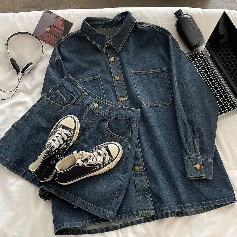 Y2K Denim Skirt Set: Vintage J - Embroidery Set recensione e prezzo