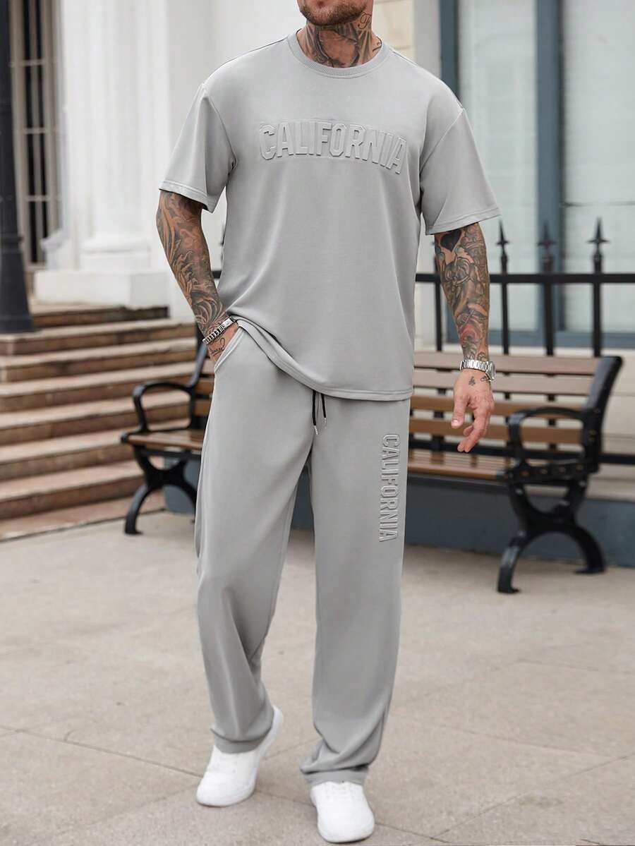 Mens Casual Solid Color Letter - Embroidery In The Piece recensione e prezzo