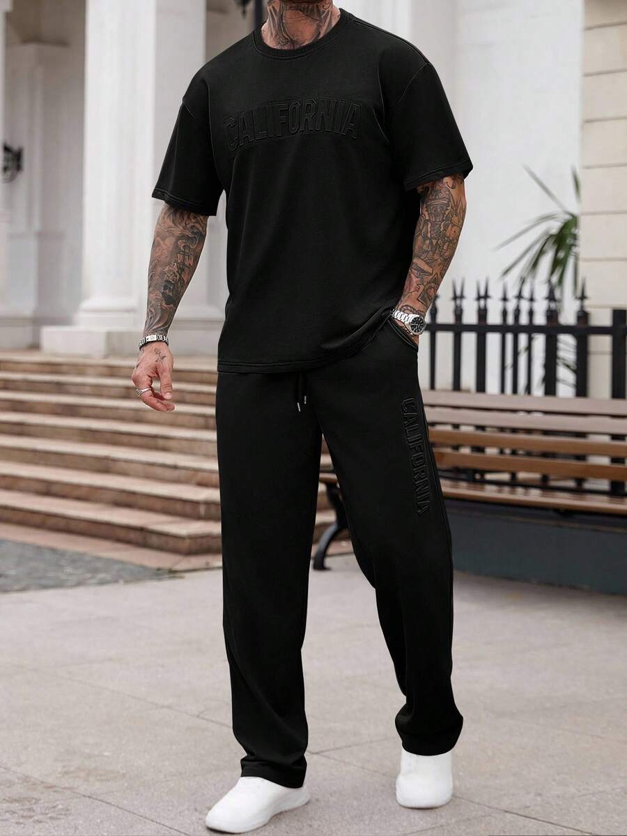 Mens Casual Solid Color Letter - Embroidery In The Piece recensione e prezzo