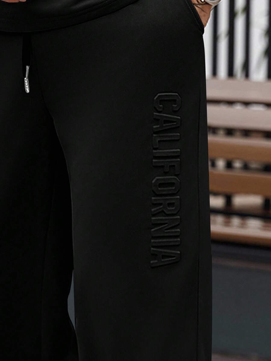 Mens Casual Solid Color Letter - Embroidery In The Piece recensione e prezzo