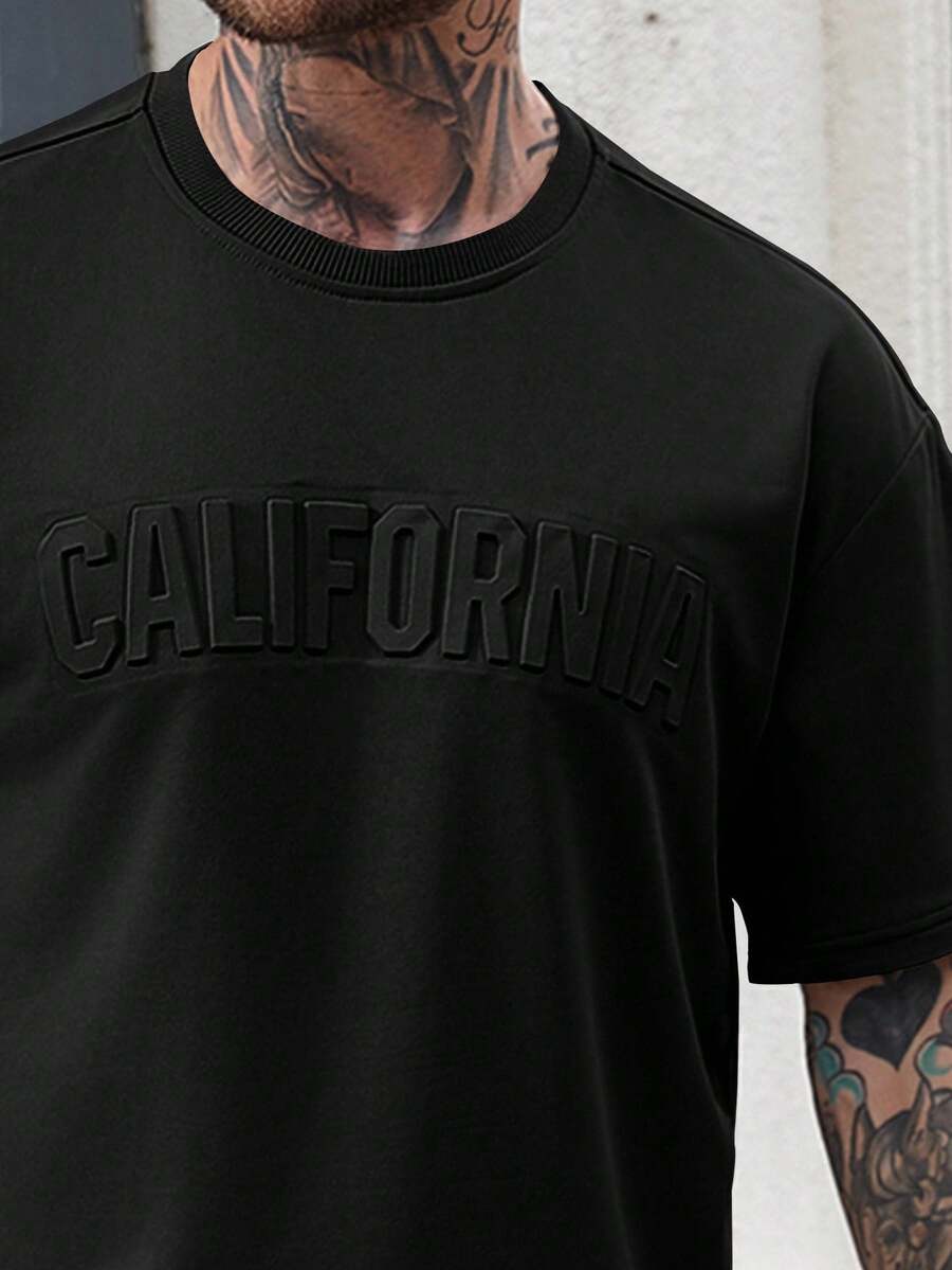 Mens Casual Solid Color Letter - Embroidery In The Piece recensione e prezzo