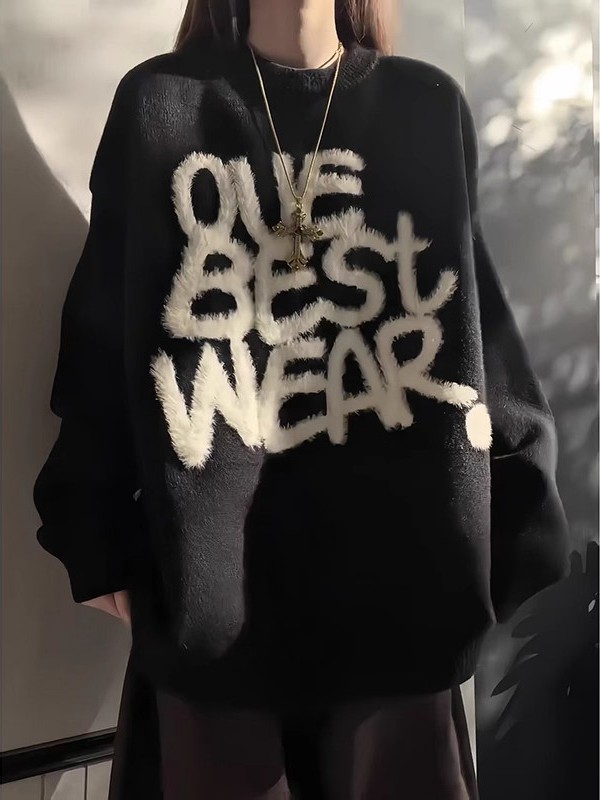 Bla American Retro Faux Fur Kn - Embroidery Letter N recensione e prezzo