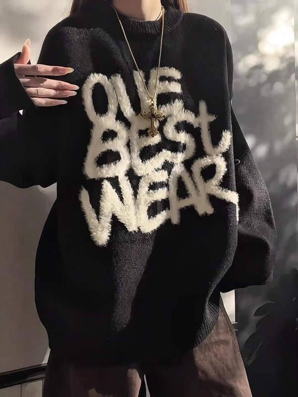 Bla American Retro Faux Fur Kn - Embroidery Letter N recensione e prezzo