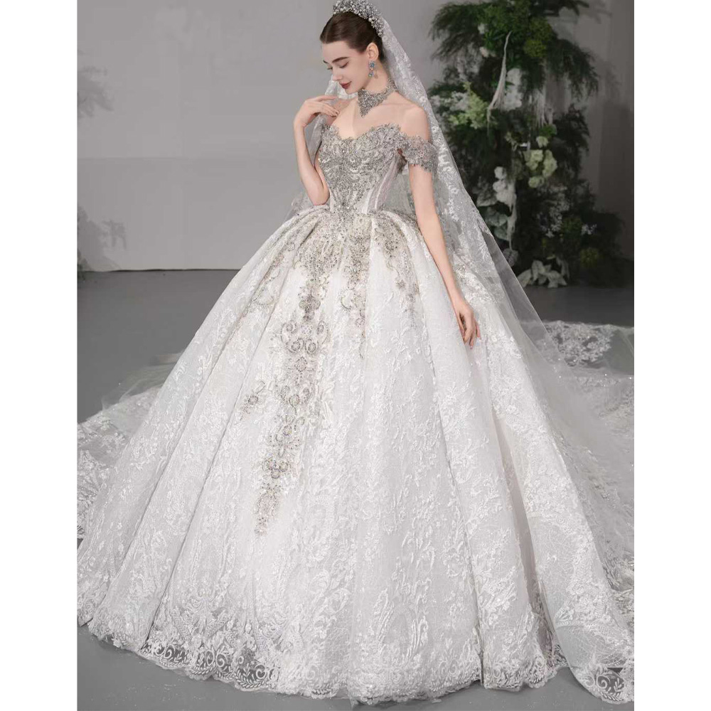Luxury Off The Shoulder Sweeth - Embroidery Organza recensione e prezzo