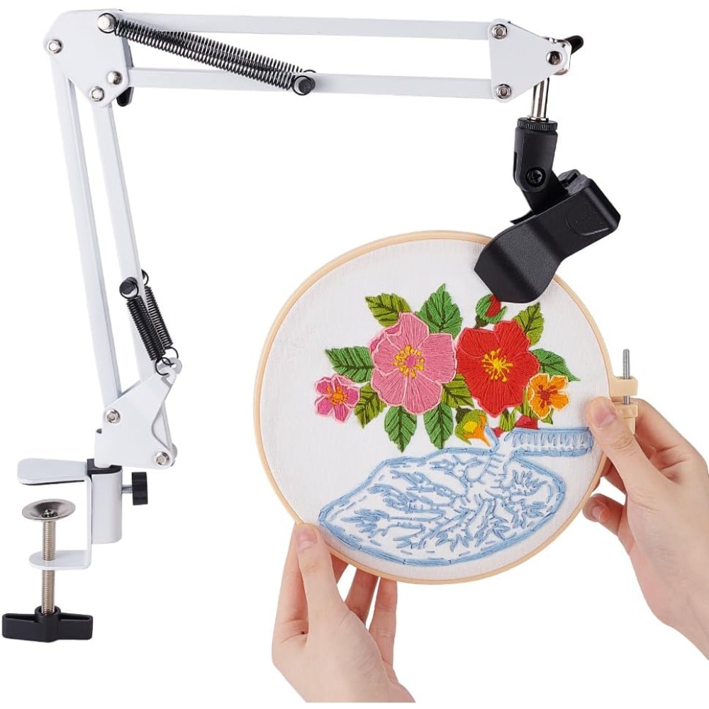 White Embroidery Table Stand K - Embroidery Hoop Stand recensione e prezzo