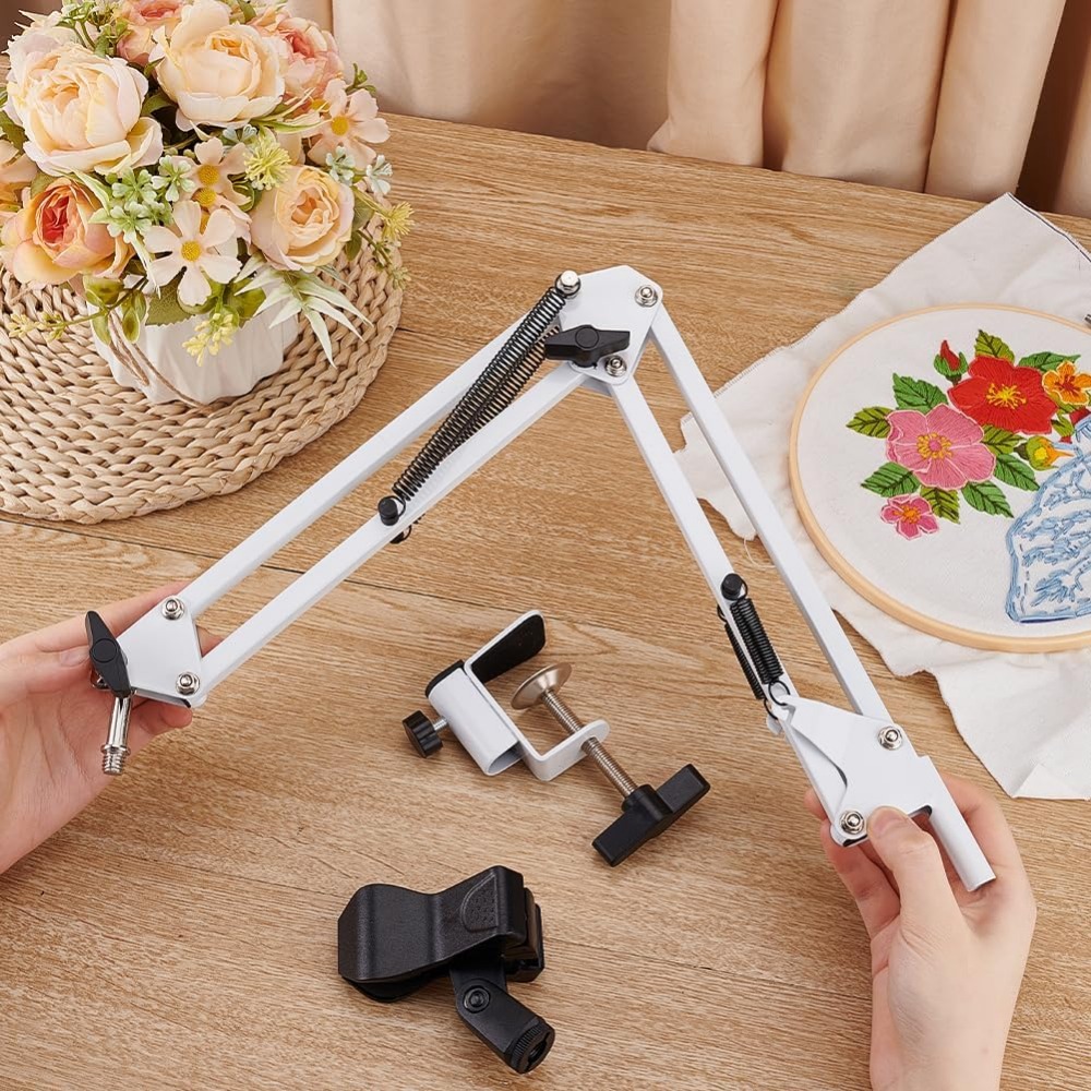 White Embroidery Table Stand K - Embroidery Hoop Stand recensione e prezzo