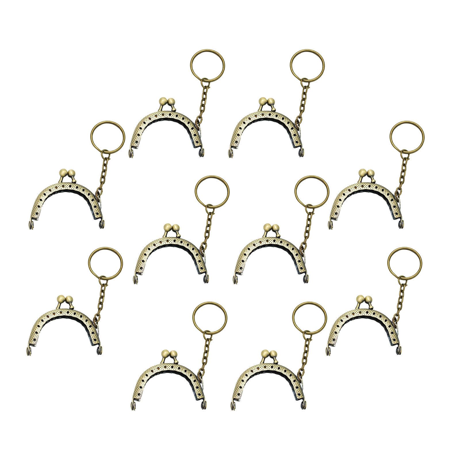 10 Pieces Bag Kiss Clasp Lock  - Embroidery Wallet recensione e prezzo