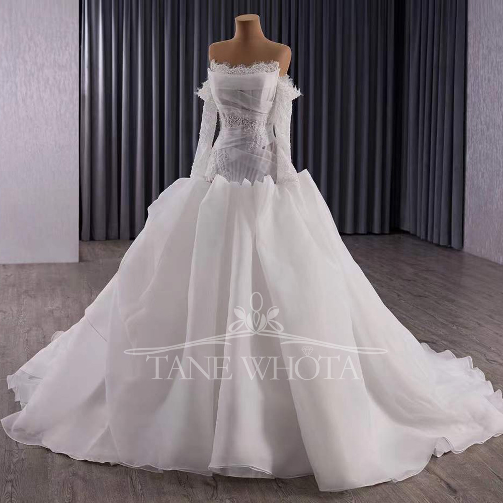 Vestidos Novias Boda Strapless - Embroidery Organza recensione e prezzo