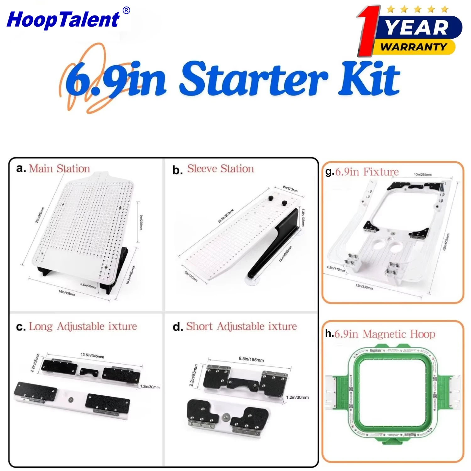 Hooping Station Kit for Baruda - Embroidery Machine Barudan recensione e prezzo