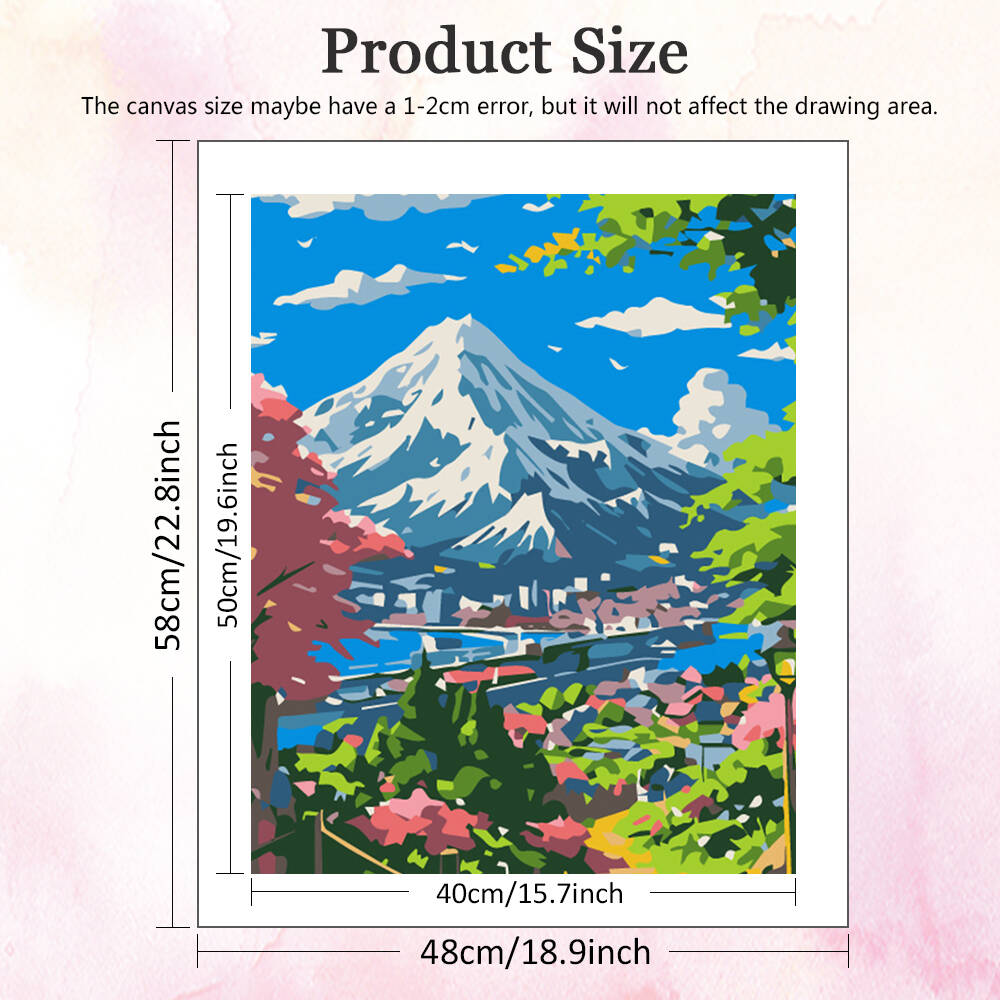Oil Painting By Numbers Mounta - Embroidery Translate recensione e prezzo