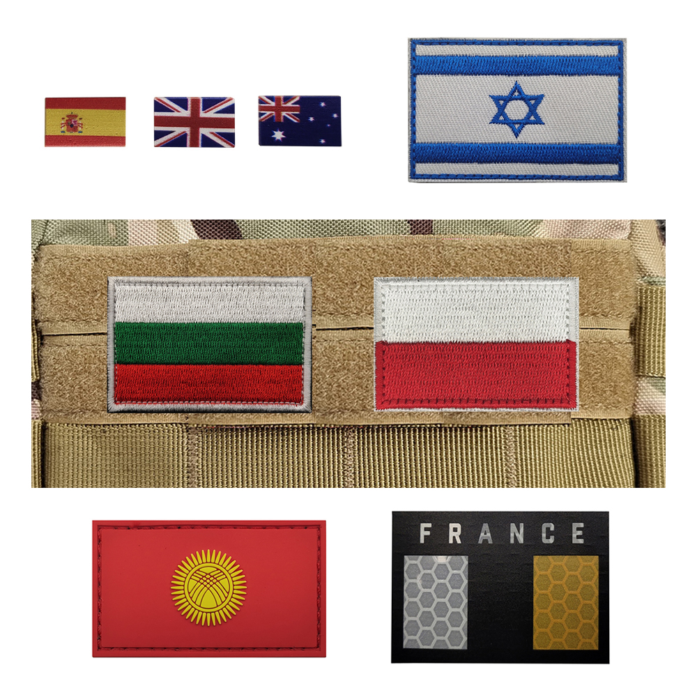 Small Size USA Israel Germany  - Embroidery Australia recensione e prezzo