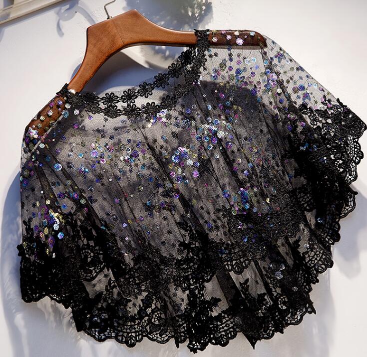 Women's transparent embroidery - Embroidery Pashmina recensione e prezzo