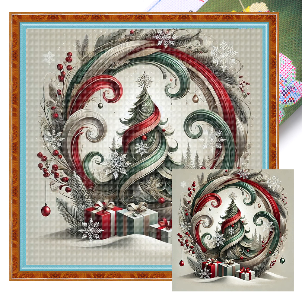 Xmas Printed Cross Stitch Kit  - Embroidery Xmas Kits recensione e prezzo