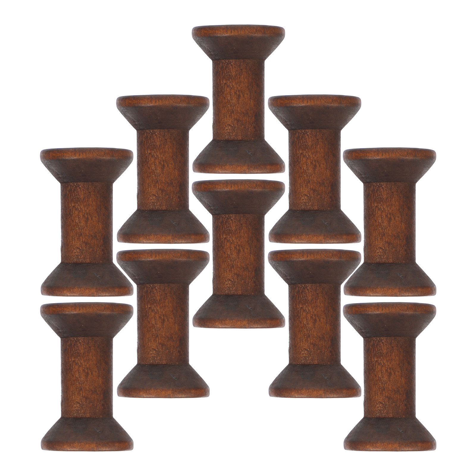 10Pcs Handcrafted Wooden Spool - Embroidery Ribbon recensione e prezzo