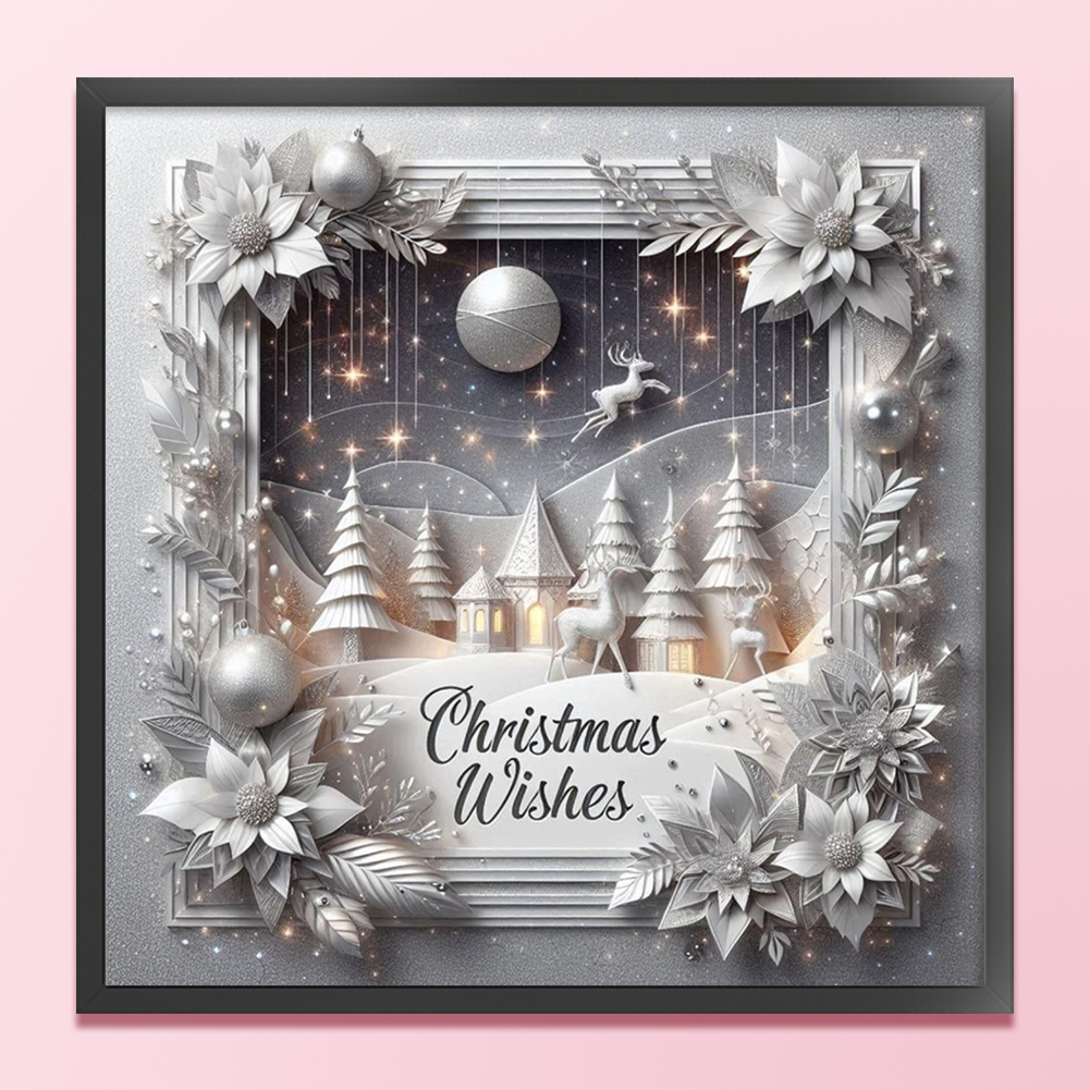 Xmas Printed Cross Stitch Kit  - Embroidery Xmas Kits recensione e prezzo