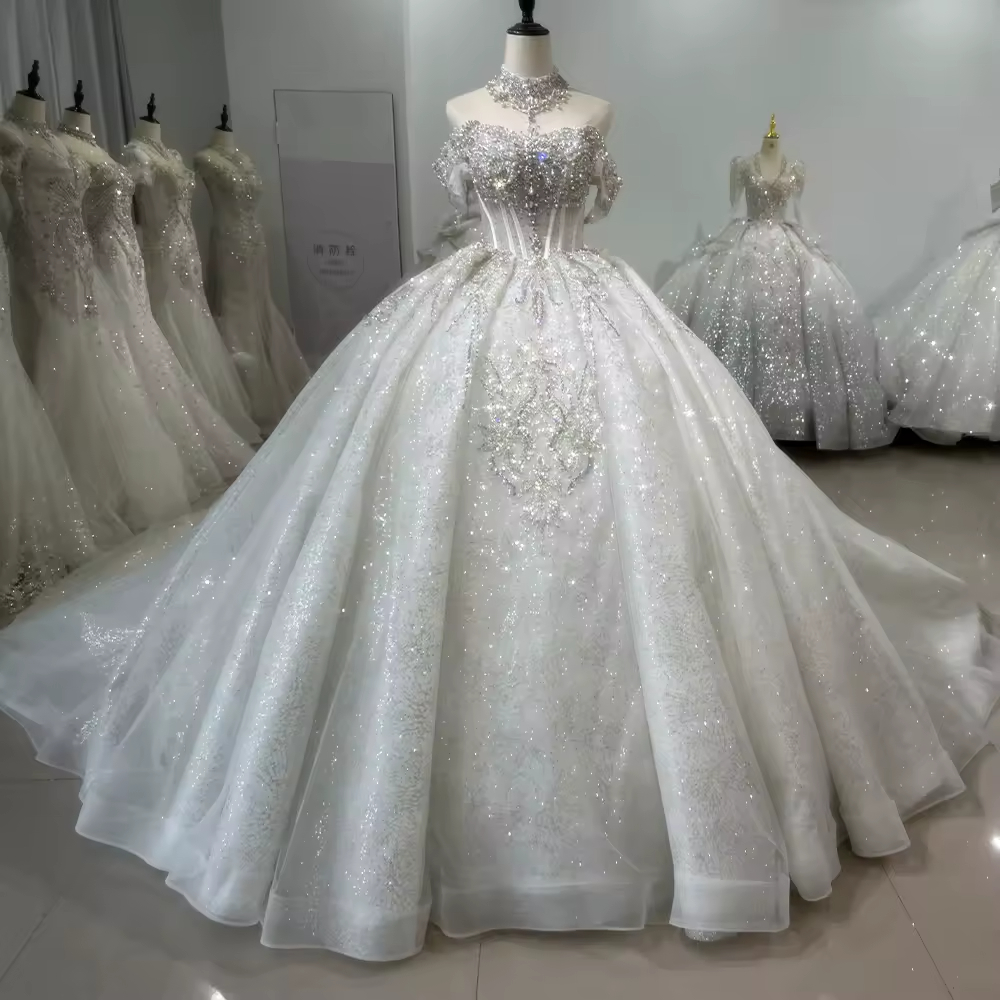 Civil Wedding Dress Sleeveless - Embroidery Organza recensione e prezzo