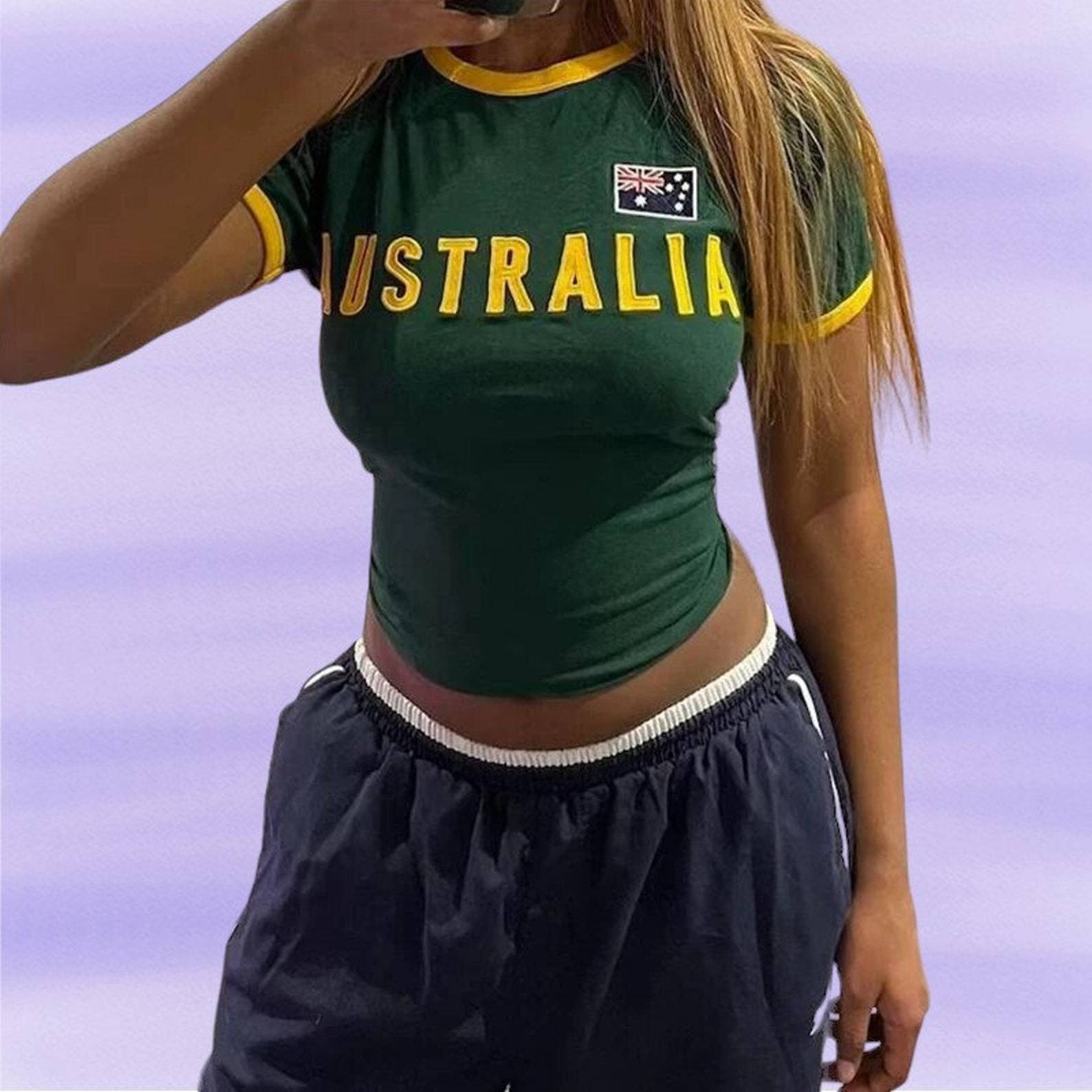 Y2k Aesthetic Women Australia  - Embroidery Australia recensione e prezzo