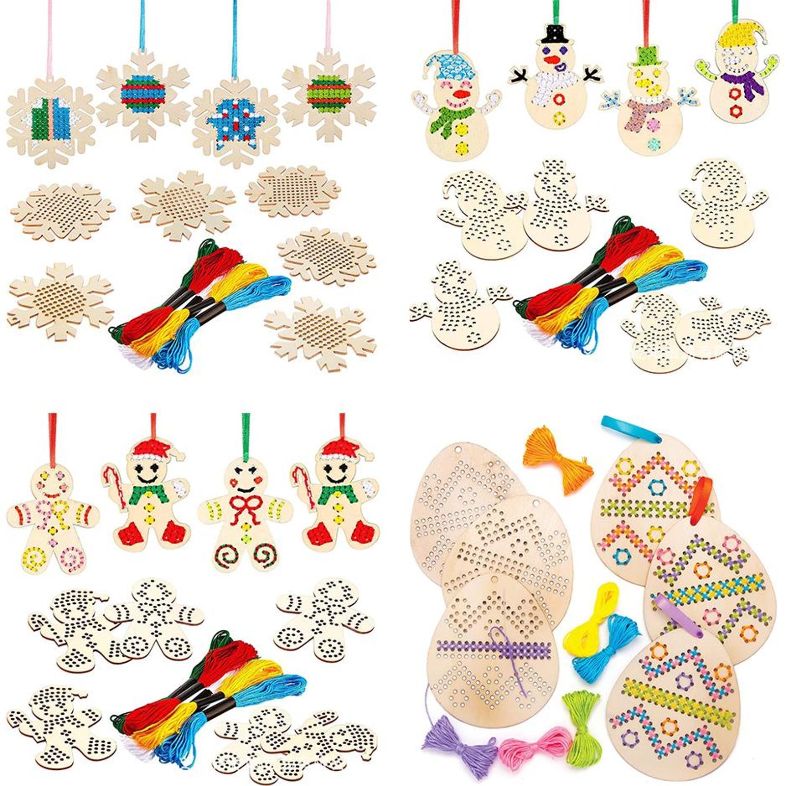 Cross Stitch Hanging Pendant E - Embroidery Xmas Kits recensione e prezzo