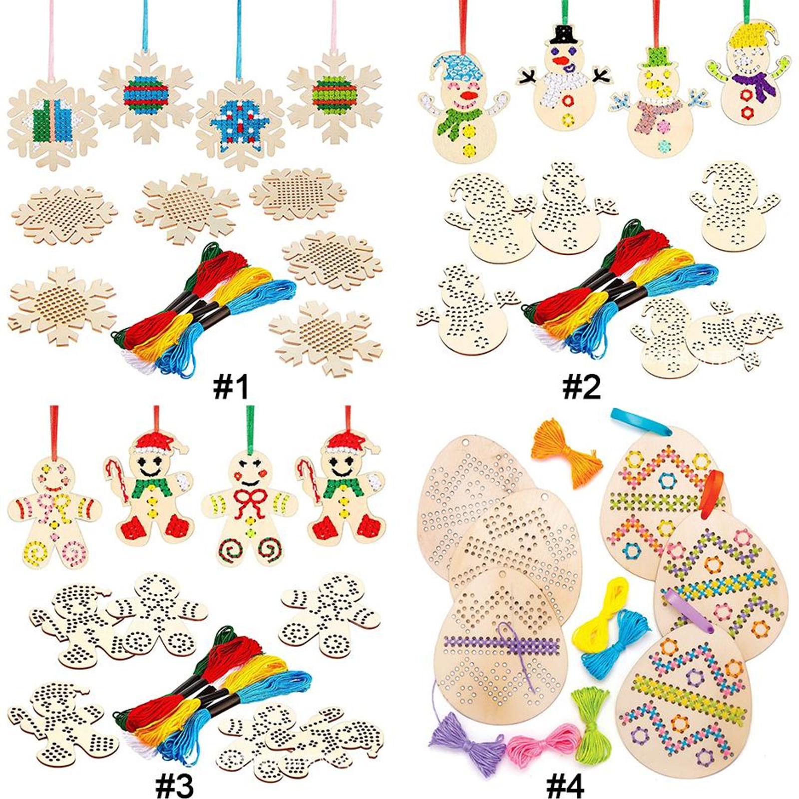 Cross Stitch Hanging Pendant E - Embroidery Xmas Kits recensione e prezzo