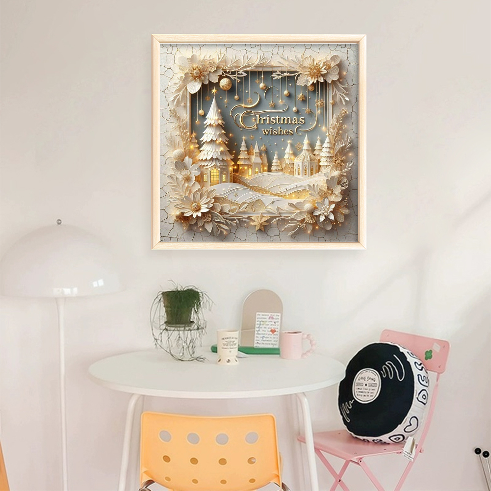 Xmas Printed Cross Stitch Kit  - Embroidery Xmas Kits recensione e prezzo