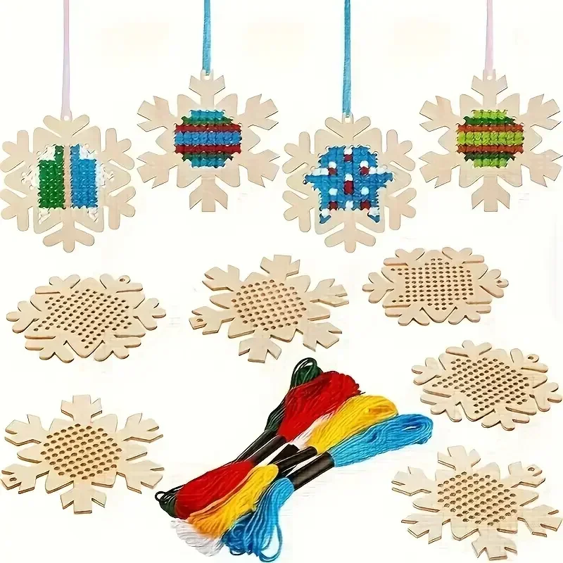 12Set Cross Stitch Hanging Pen - Embroidery Xmas Kits recensione e prezzo