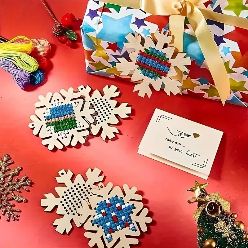 12Set Cross Stitch Hanging Pen - Embroidery Xmas Kits recensione e prezzo