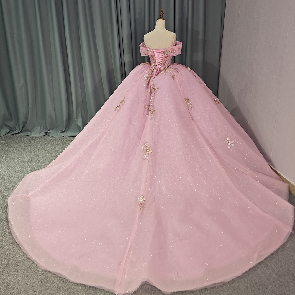 Pink Sweetheart Shiny Ball Gow - Embroidery Organza recensione e prezzo