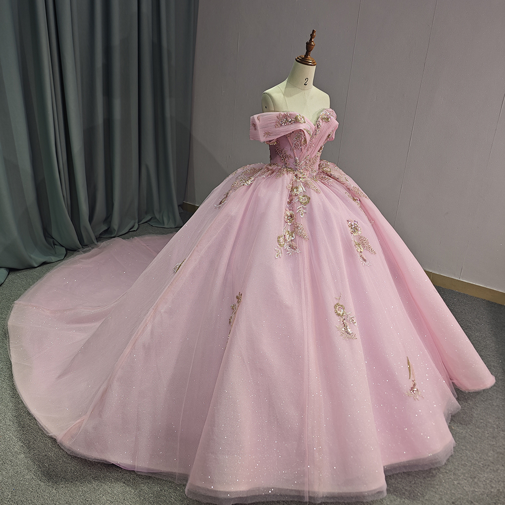 Pink Sweetheart Shiny Ball Gow - Embroidery Organza recensione e prezzo