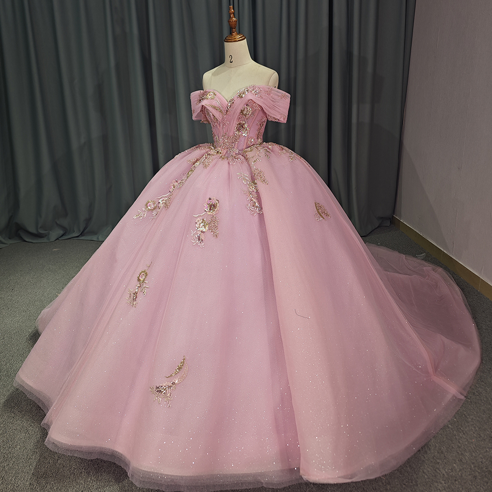 Pink Sweetheart Shiny Ball Gow - Embroidery Organza recensione e prezzo