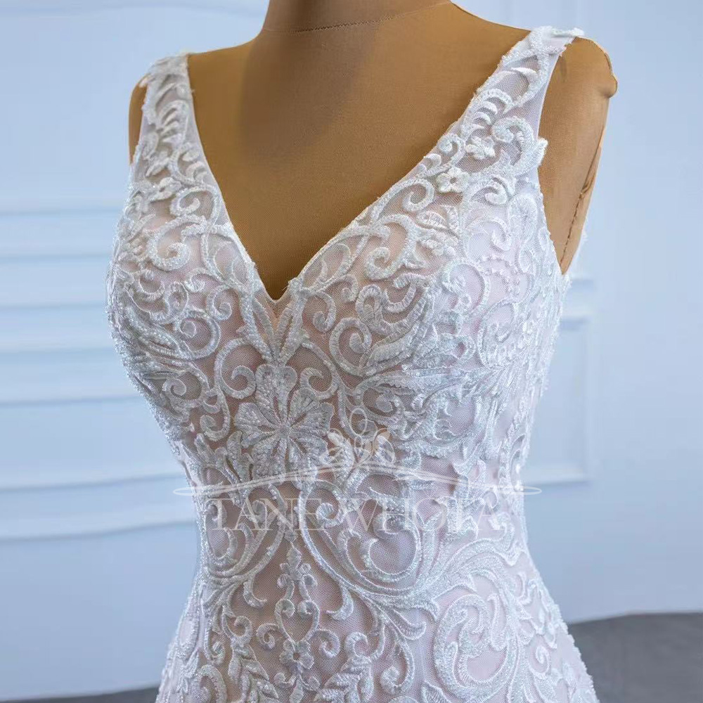Civil Wedding Dress Spaghetti  - Embroidery Organza recensione e prezzo