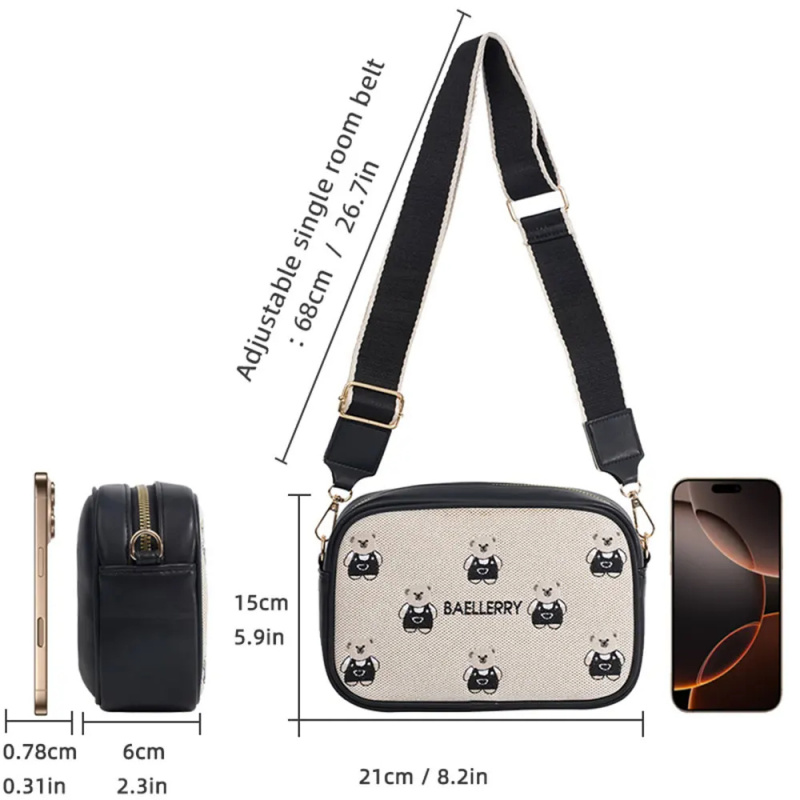 Baellerry New Women Crossbody  - Embroidery Wallet recensione e prezzo