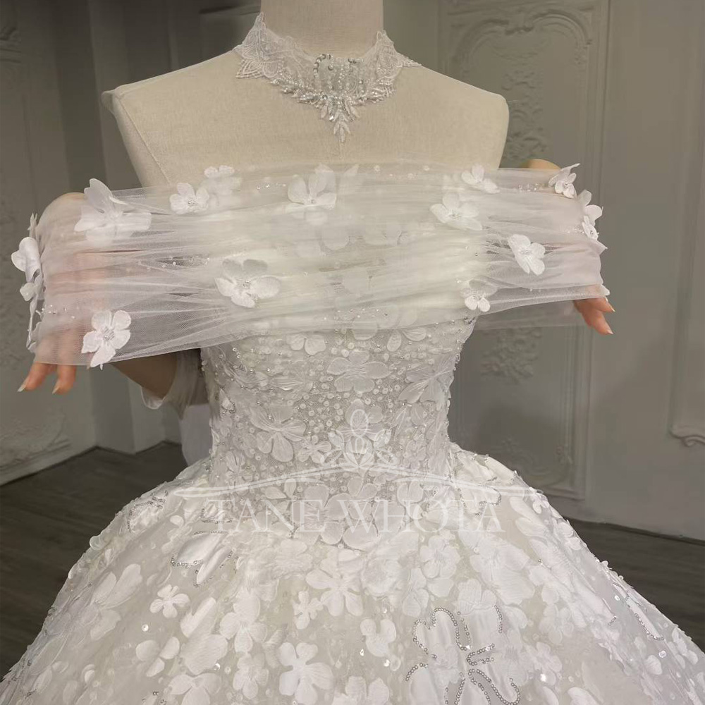 Luxury Sequined Wedding Dress  - Embroidery Organza recensione e prezzo