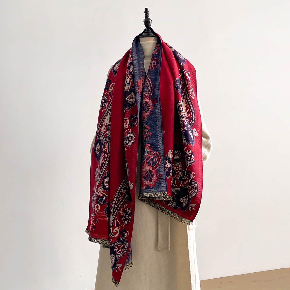 2025 Winter Luxury Imitation C - Embroidery Pashmina recensione e prezzo
