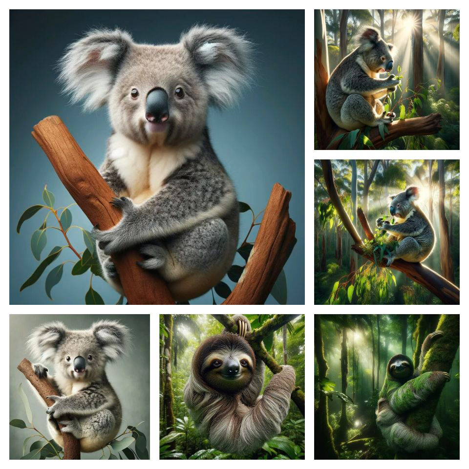 Diamond Painting Sloth Koala A - Embroidery Australia recensione e prezzo