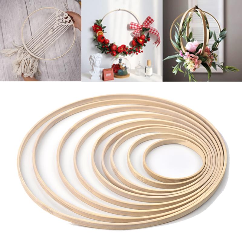 1/5Pcs 8-33cm Wooden DIY Handm - Embroidery Hoop Stand recensione e prezzo