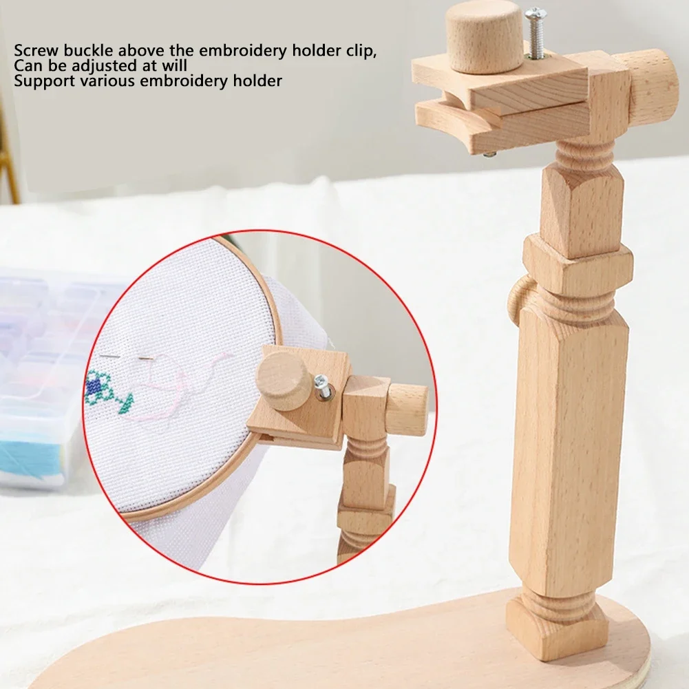 Embroidery Wooden Hoop Stand C - Embroidery Hoop Stand recensione e prezzo